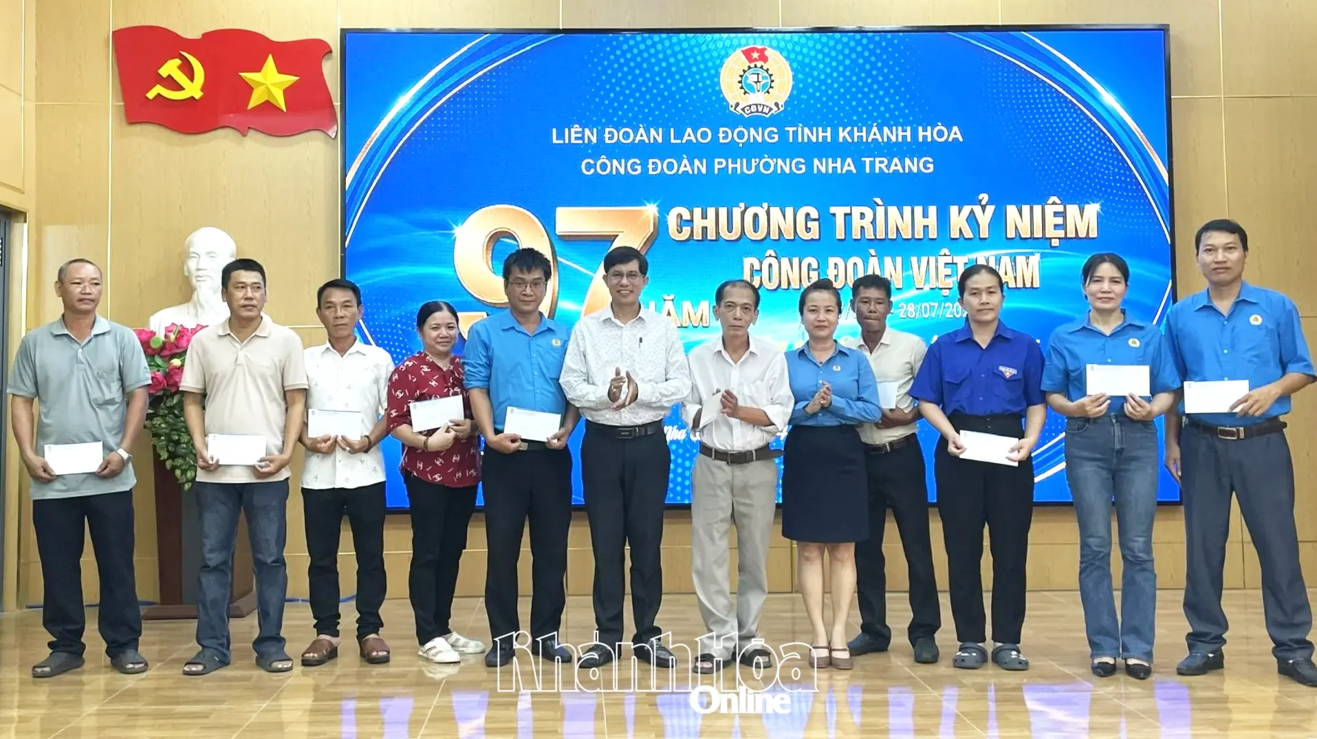 Công đoàn phường Nha Trang kỷ niệm 97 năm Ngày thành lập Công đoàn Việt Nam