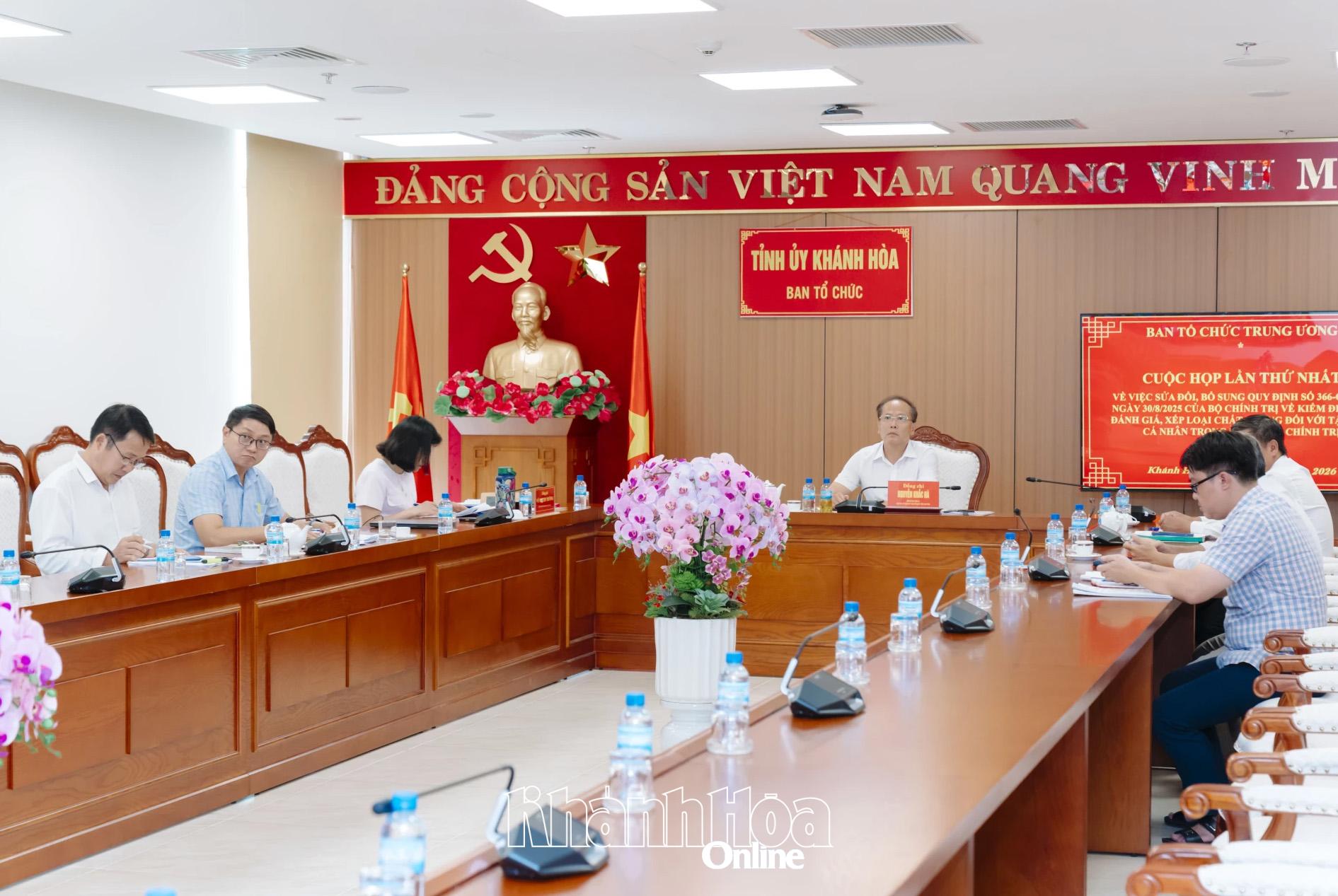 Tập trung tham mưu sửa đổi, bổ sung Quy định số 366 của Bộ Chính trị