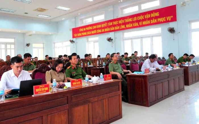 Công an phường Cam Ranh triển khai nhiệm vụ 6 tháng cuối năm 2026