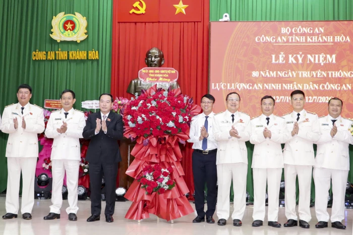 Công an tỉnh Khánh Hòa kỷ niệm 80 năm Ngày truyền thống lực lượng An ninh nhân dân