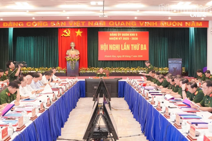 Hội nghị Đảng ủy Quân khu 5 lần thứ 3, nhiệm kỳ 2025 - 2030