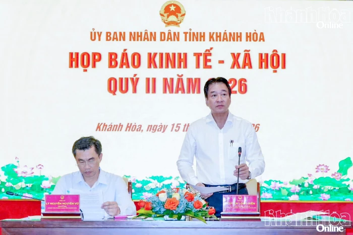 UBND tỉnh họp báo tình hình kinh tế - xã hội quý II/2026