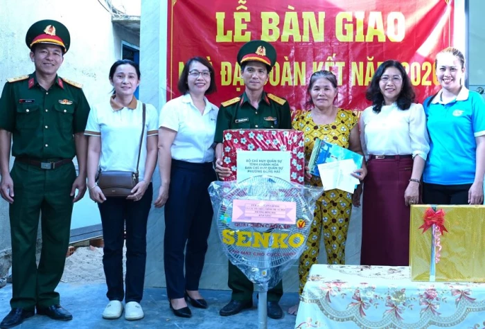 Phường Đông Hải bàn giao nhà Đại đoàn kết cho hộ nghèo 