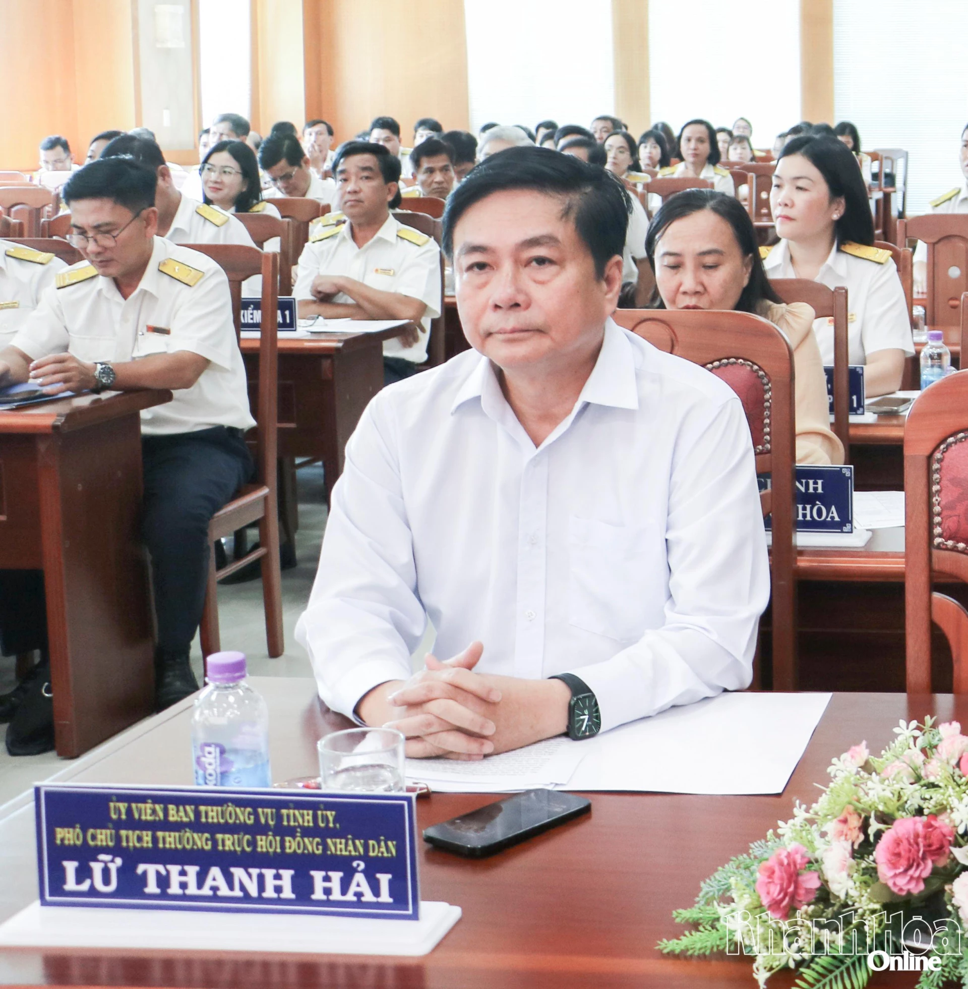 Đồng chí Lữ Thanh Hải tham dự hội nghị.