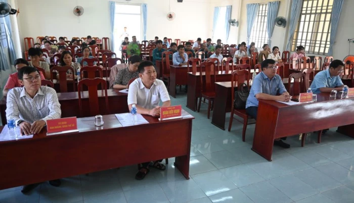 Xã Thuận Bắc bồi dưỡng kiến thức quốc phòng và an ninh cho 70 học viên
