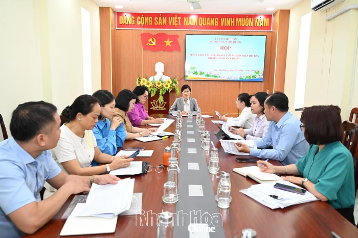 Phường Nam Nha Trang phấn đấu cuối năm 2026 giảm 150 hộ cận nghèo