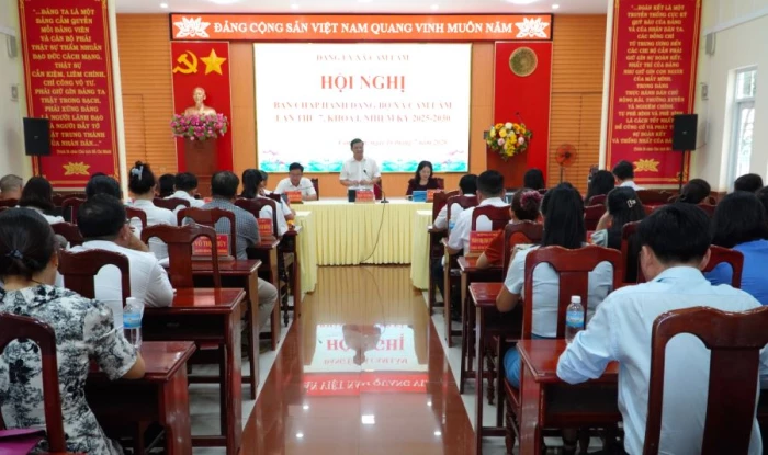 Hội nghị Ban Chấp hành Đảng bộ xã Cam Lâm lần thứ 7