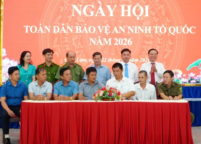 Xã Cam Lâm tổ chức Ngày hội Toàn dân bảo vệ an ninh Tổ quốc năm 2026