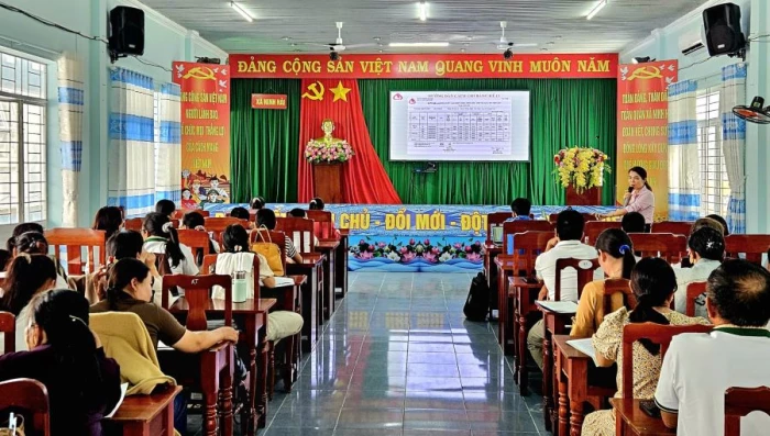 Xã Ninh Hải: Hơn 200 đại biểu được tập huấn nghiệp vụ tín dụng chính sách xã hội