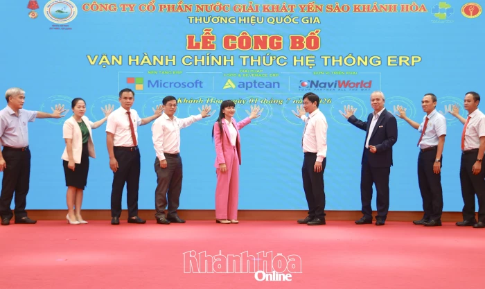 Công ty Cổ phần Nước giải khát Yến sào Khánh Hòa chính thức vận hành hệ thống quản trị doanh nghiệp toàn diện