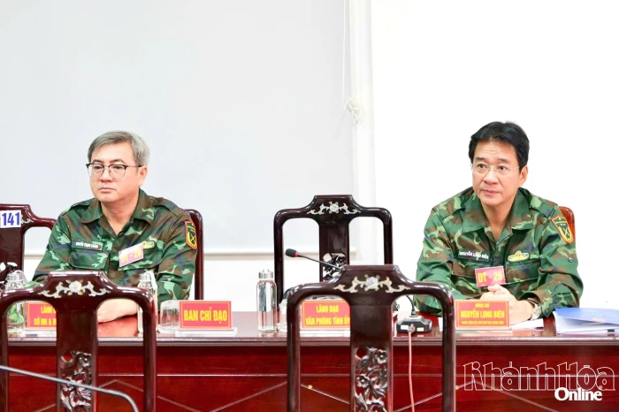 Phường Phan Rang diễn tập tác chiến trong khu vực phòng thủ kết hợp phòng thủ dân sự năm 2026