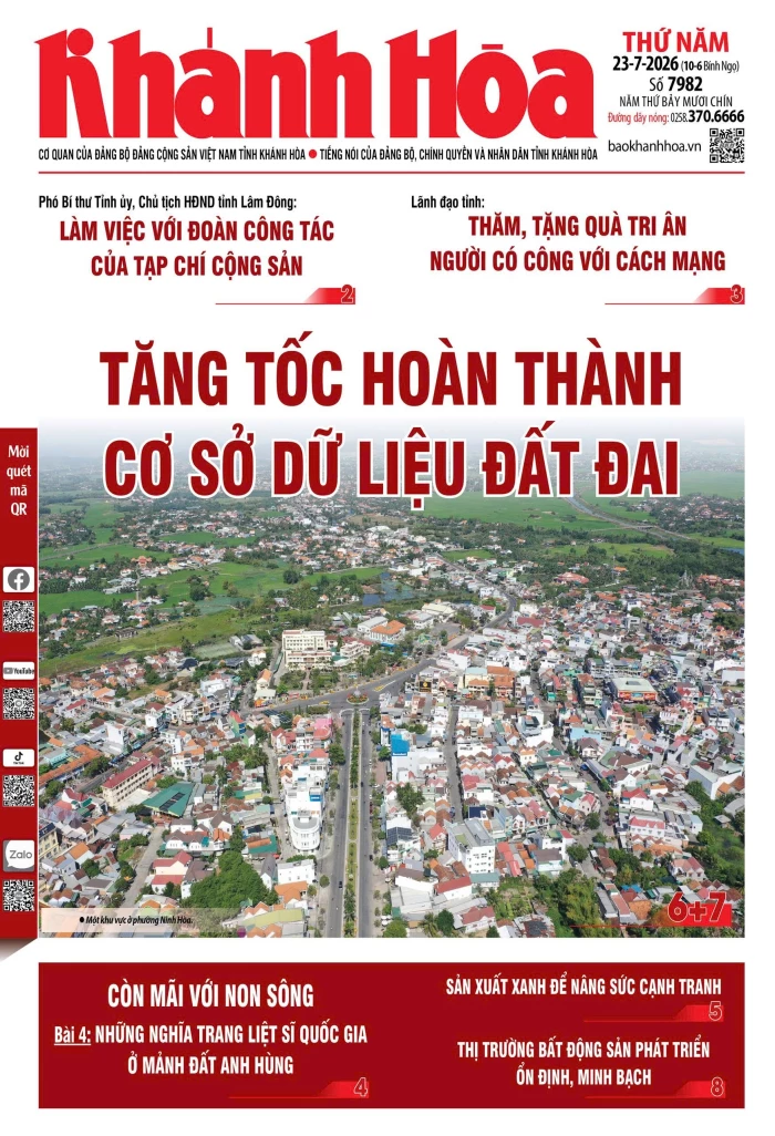Đọc báo in số 7982 ngày 23/7/2026
