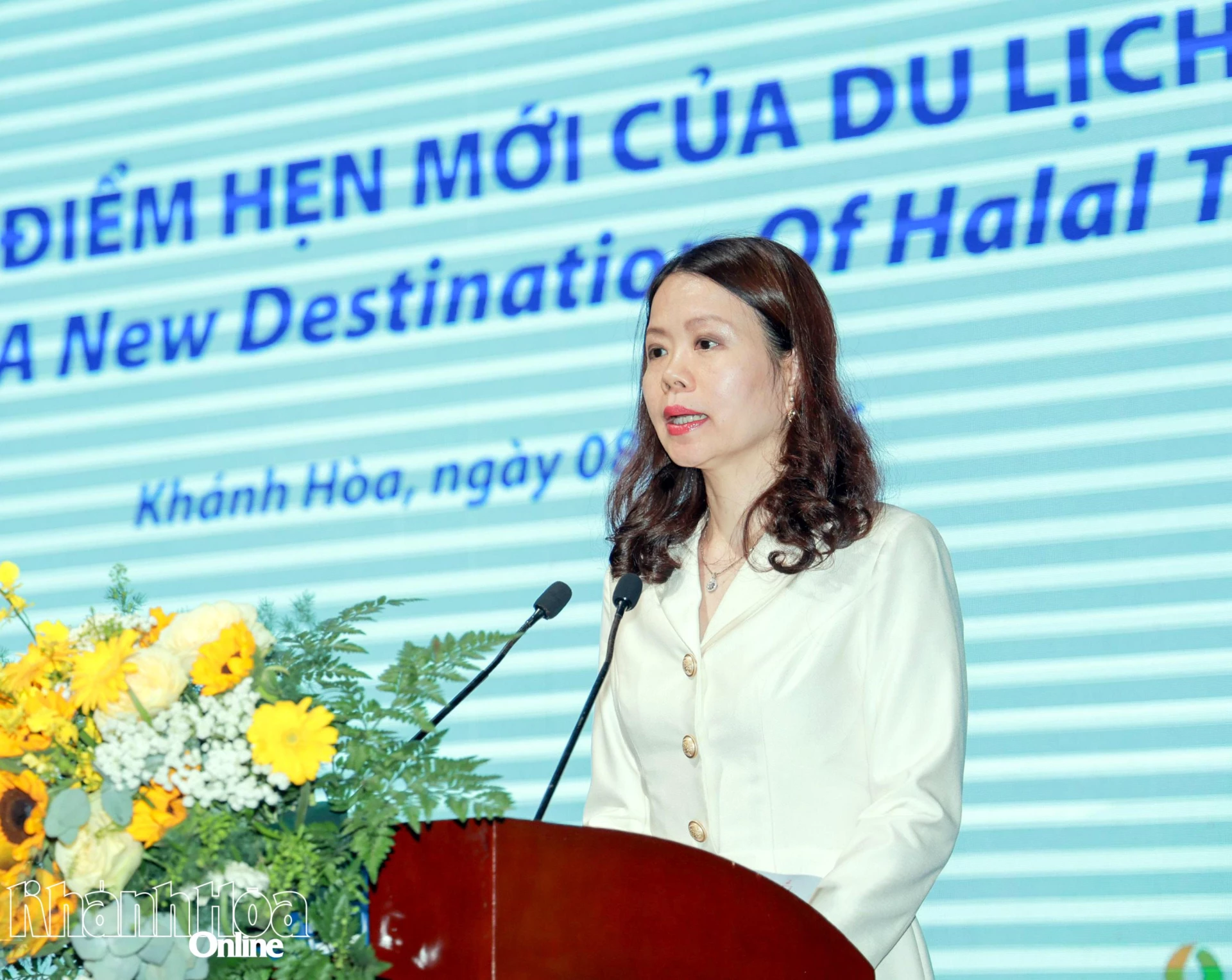Thứ trưởng Bộ Ngoại giao Nguyễn Minh Hằng phát biểu khai mạc hội nghị.