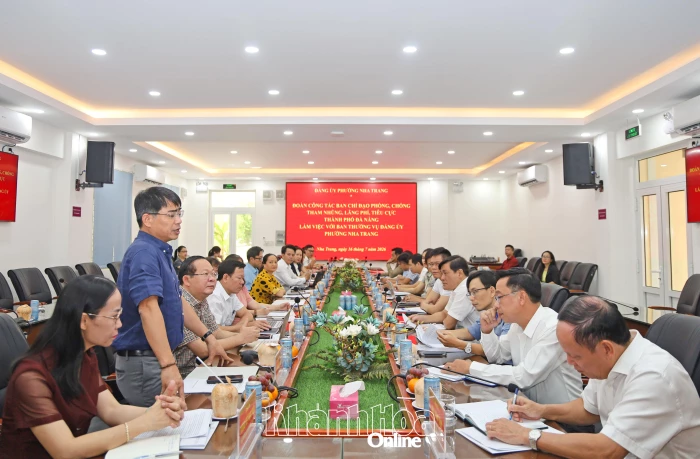 Đoàn công tác TP. Đà Nẵng trao đổi kinh nghiệm phòng, chống tham nhũng tại phường Nha Trang