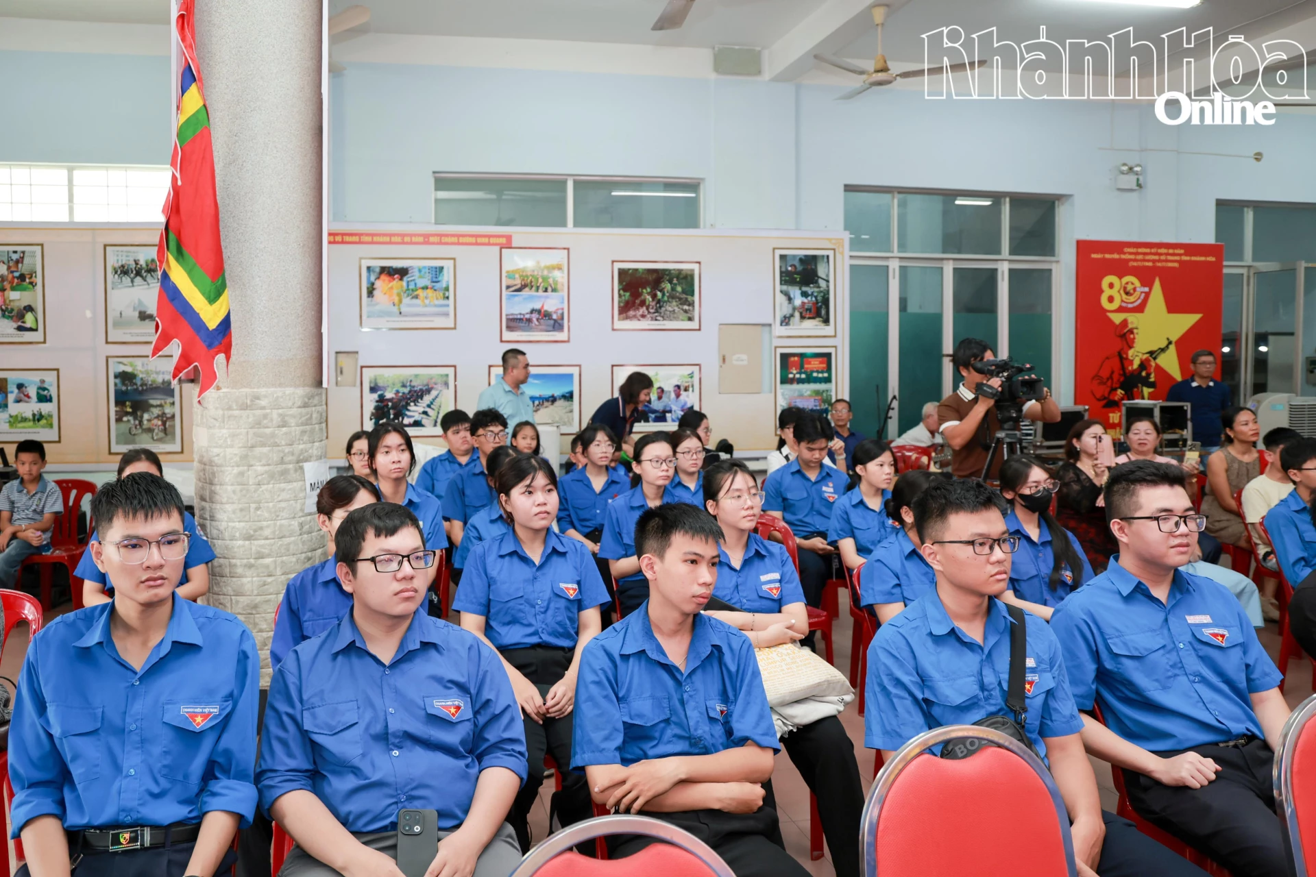 Các bạn đoàn viên tham gia Lớp truyền dạy nghệ thuật hô hát bài chòi năm 2026.