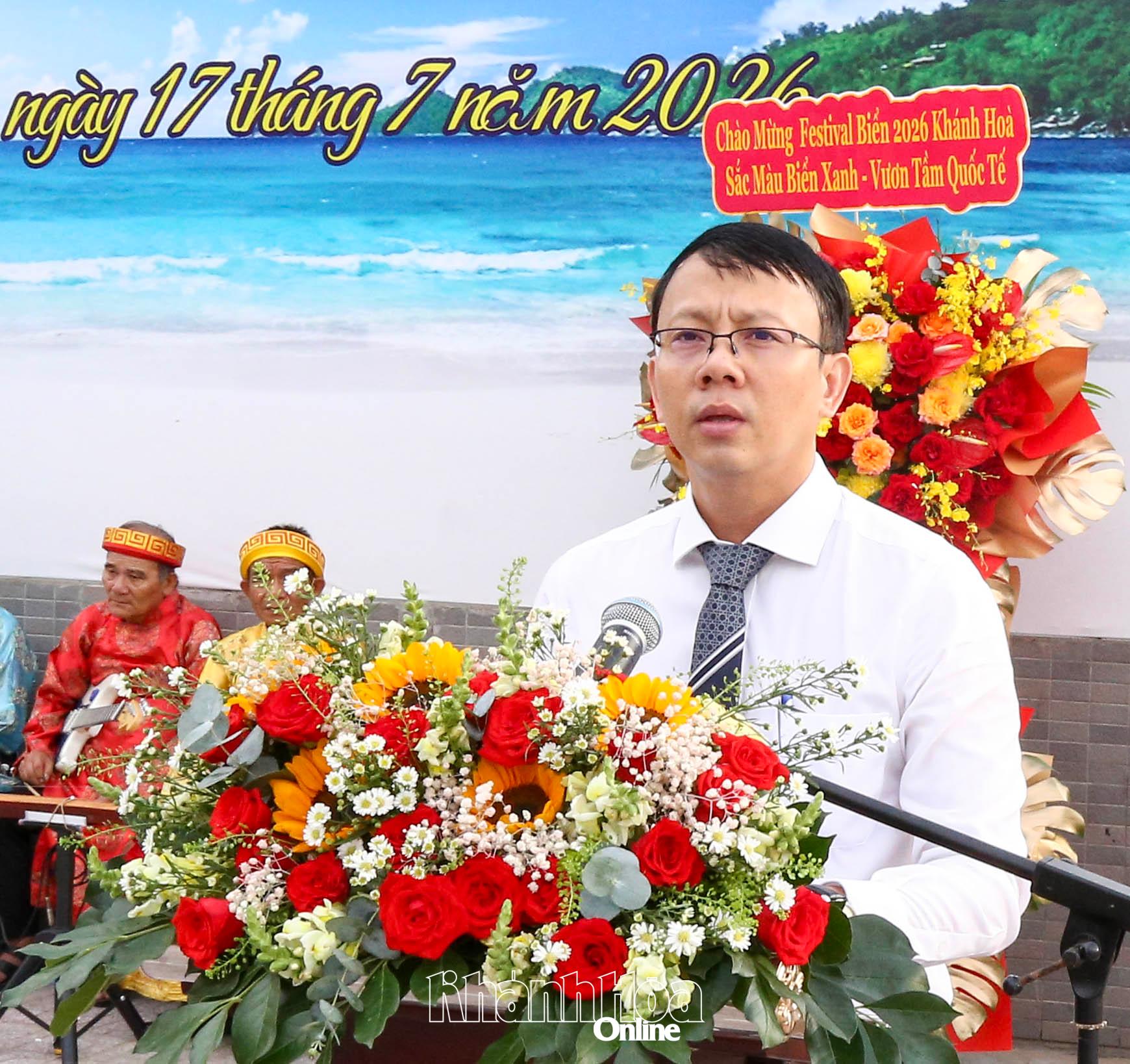 Đồng chí Nguyễn Thanh Hà phát biểu tại chương trình