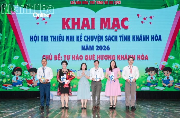 Khai mạc Hội thi thiếu nhi kể chuyện sách tỉnh Khánh Hòa  