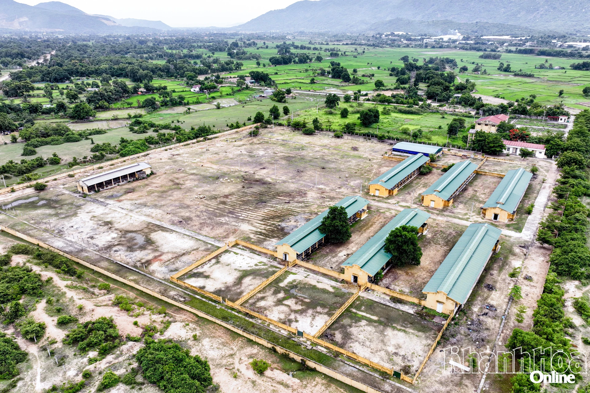 Khu chăn nuôi được đầu tư rất bài bản nhưng chưa phát huy hiệu quả.