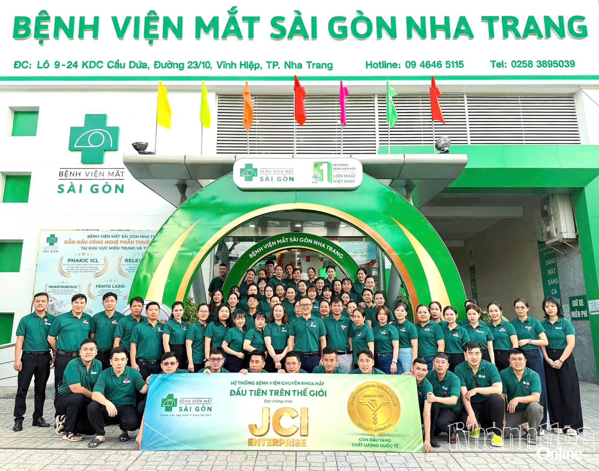 Bệnh viện Mắt Sài Gòn Nha Trang vừa đạt chứng nhận JCI.