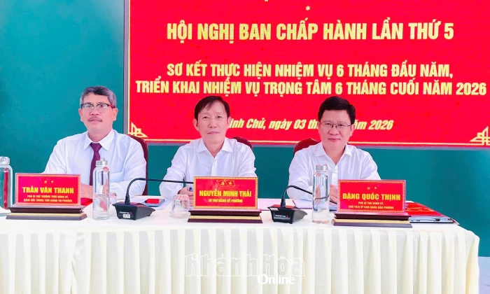 Đảng ủy phường Ninh Chử triển khai nhiệm vụ 6 tháng cuối năm 2026