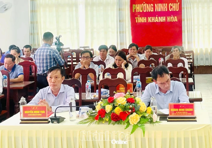 Phường Ninh Chử tổ chức phản biện xã hội dự thảo nghị quyết về phát triển đô thị giai đoạn 2026 - 2030