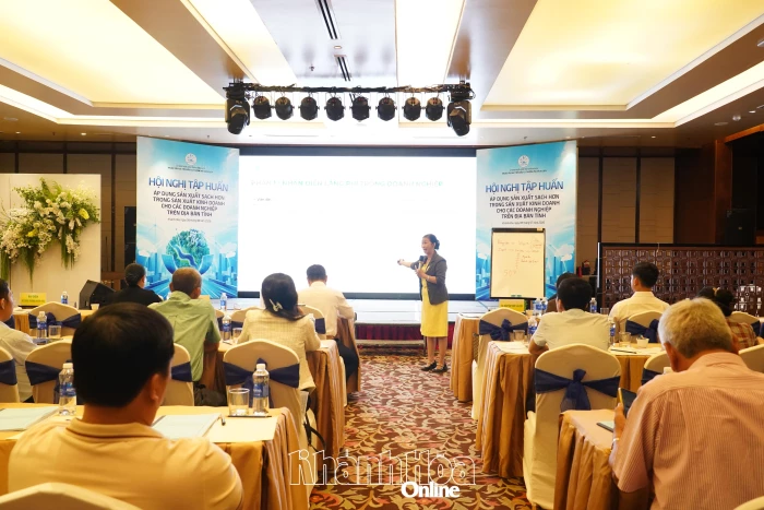 Tập huấn về áp dụng sản xuất sạch hơn