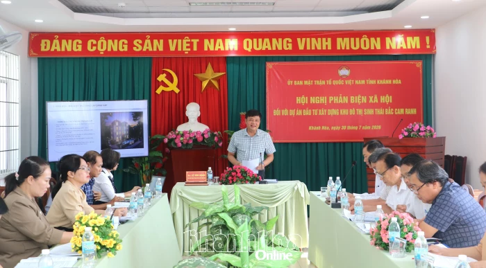 Phản biện xã hội đối với Dự án Khu đô thị sinh thái Bắc Cam Ranh