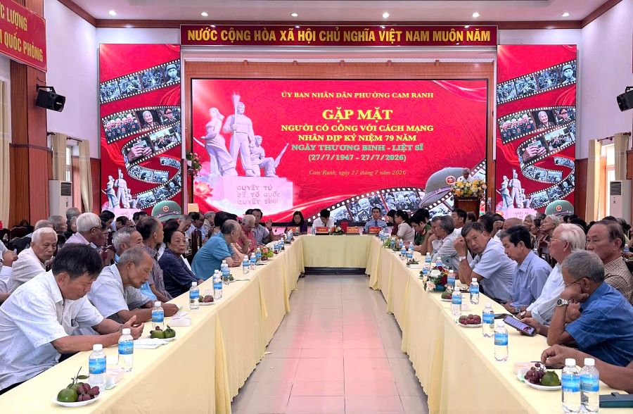 Quang cảnh buổi gặp mặt.