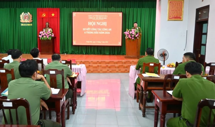 Công an xã Thuận Bắc triển khai nhiệm vụ 6 tháng cuối năm 2026