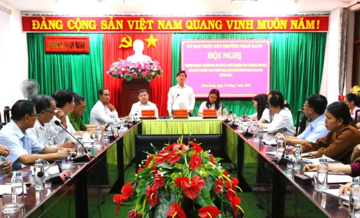 Phường Phan Rang triển khai thực hiện phương án ứng phó thiên tai năm 2026