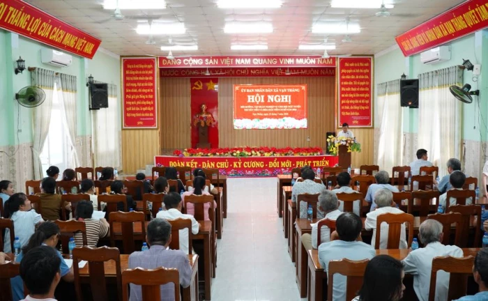 Xã Vạn Thắng tổ chức bồi dưỡng nghiệp vụ cho 80 tuyên truyền viên và hòa giải viên cơ sở