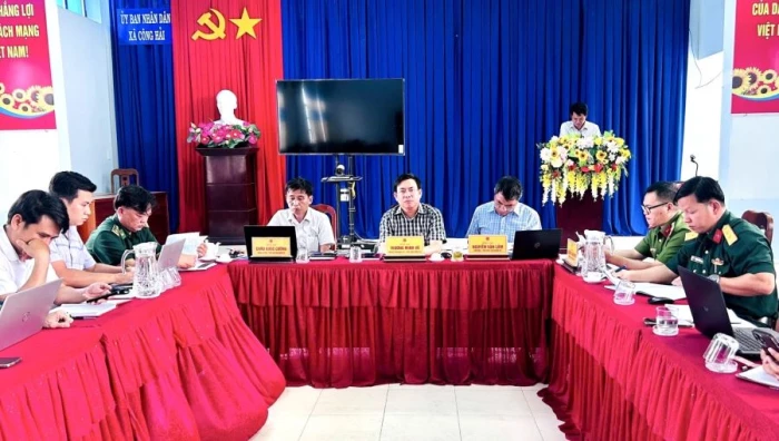 Xã Công Hải triển khai công tác phòng, chống thiên tai năm 2026