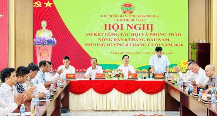 Cụm thi đua số 3 Hội Nông dân tỉnh Khánh Hòa sơ kết công tác hội và phong trào nông dân