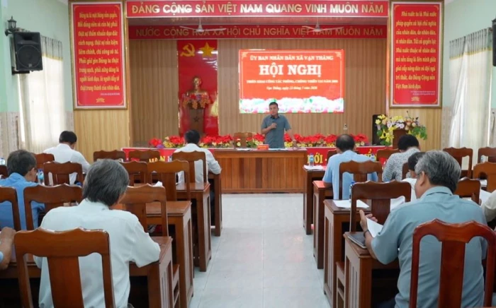 Xã Vạn Thắng triển khai công tác phòng, chống thiên tai năm 2026