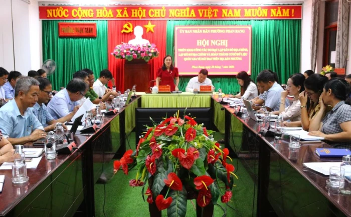 Phường Phan Rang quyết tâm hoàn thành cơ sở dữ liệu quốc gia về đất đai đúng tiến độ