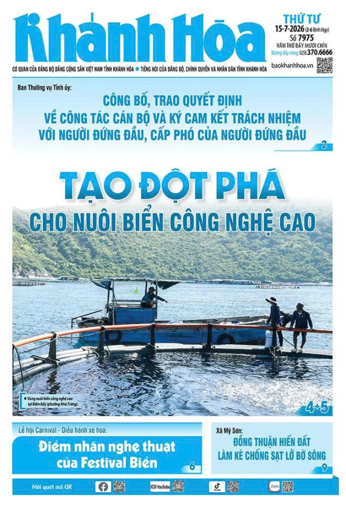 Đọc báo in số 7975 ngày 15/7/2026