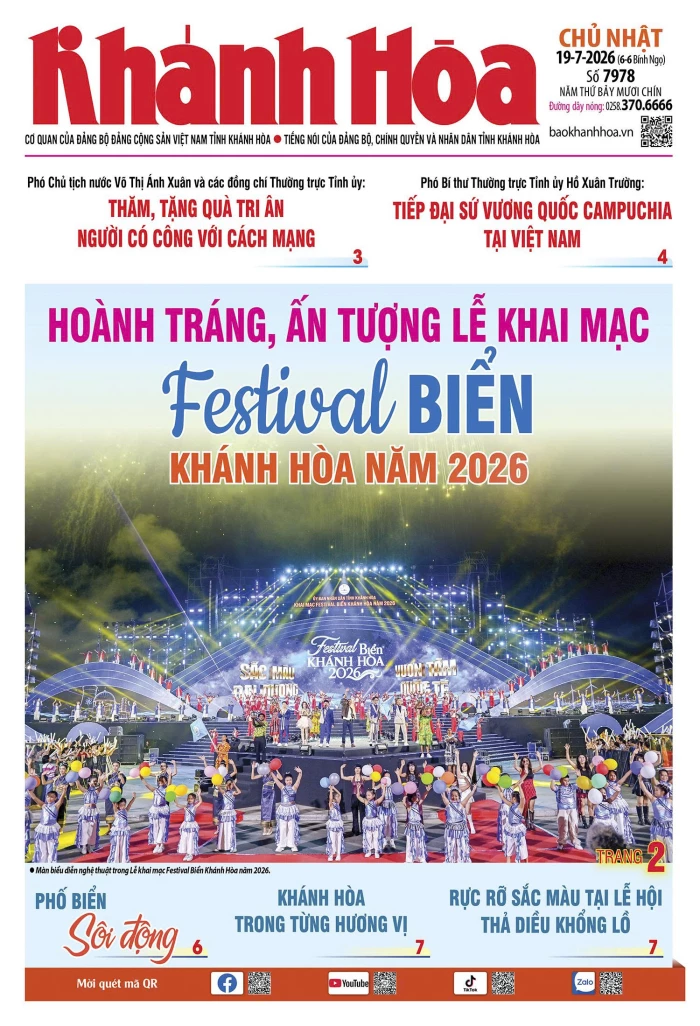 Đọc báo in số 7978 ngày 19/7/2026