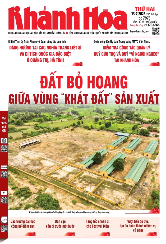Đọc báo in số 7973 ngày 13/7/2026