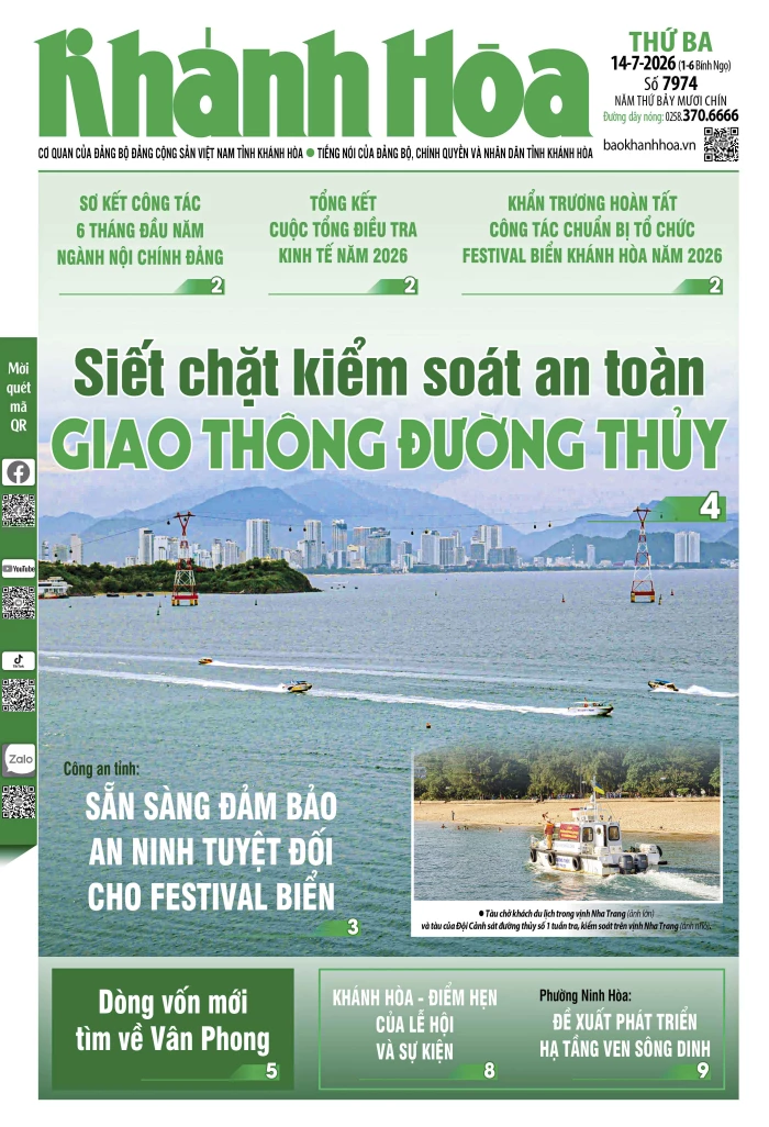 Đọc báo in số 7974 ngày 14/7/2026