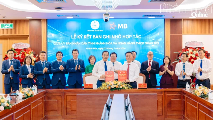 UBND tỉnh Khánh Hòa ký kết bản ghi nhớ hợp tác với Ngân hàng Thương mại cổ phần Quân đội
