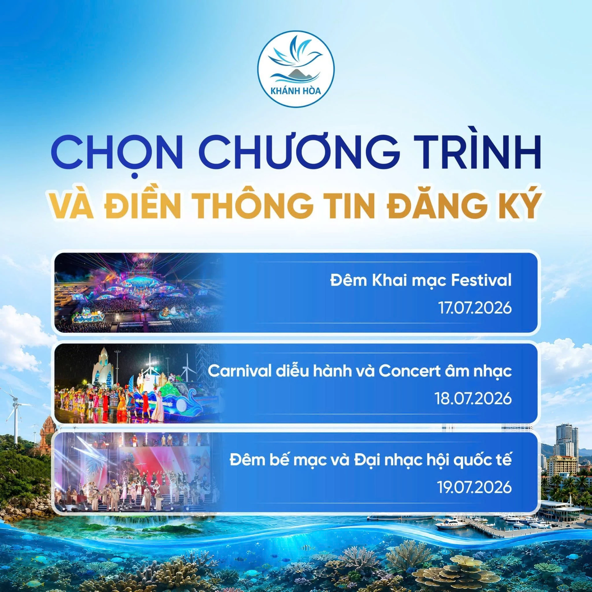 Các chương trình để khán giả lựa chọn.