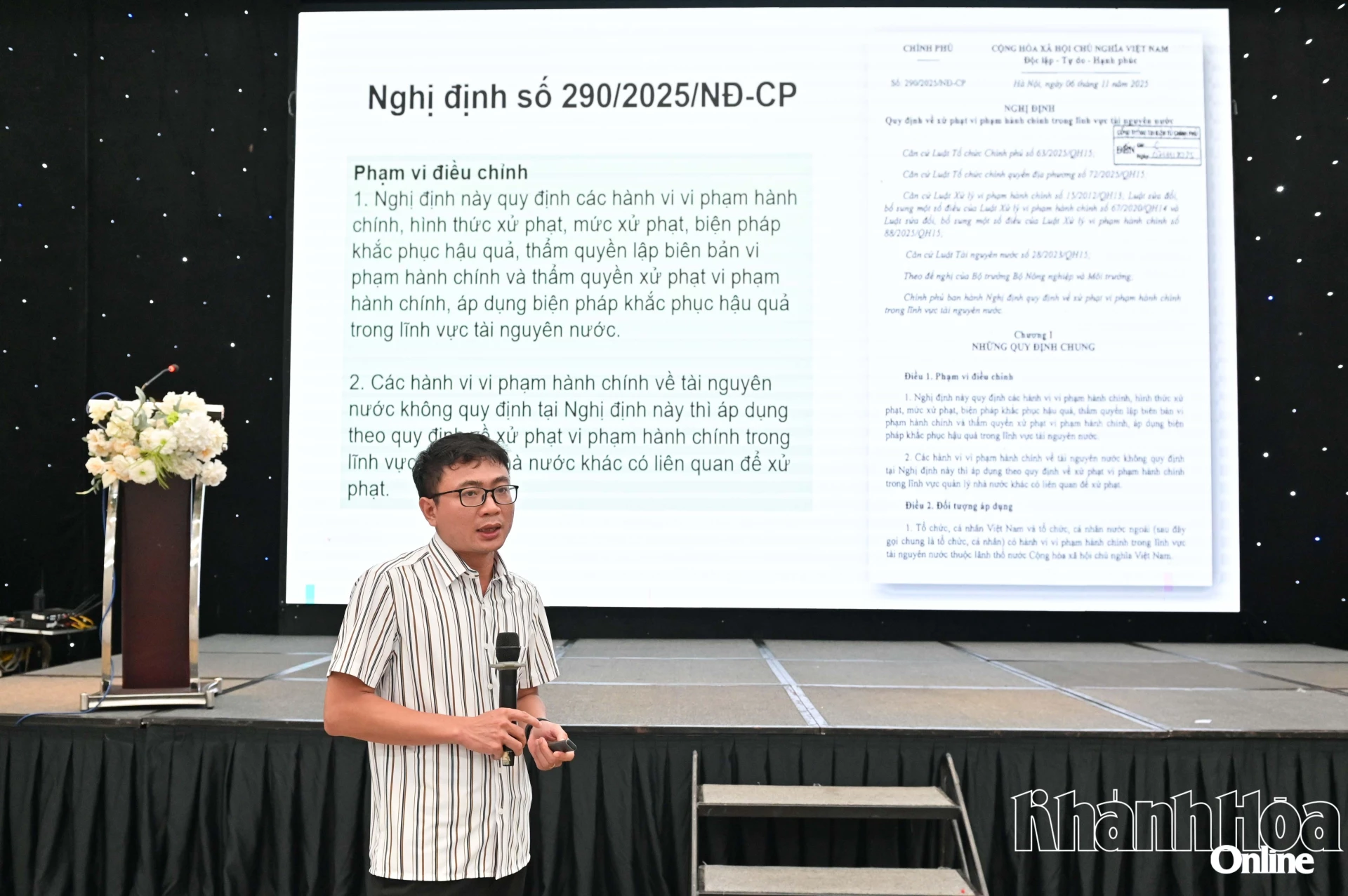 Báo cáo viên phổ biến các chuyên đề.