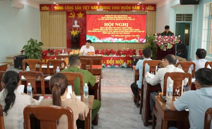 Xã Vạn Thắng triển khai thực hiện nhiệm vụ 