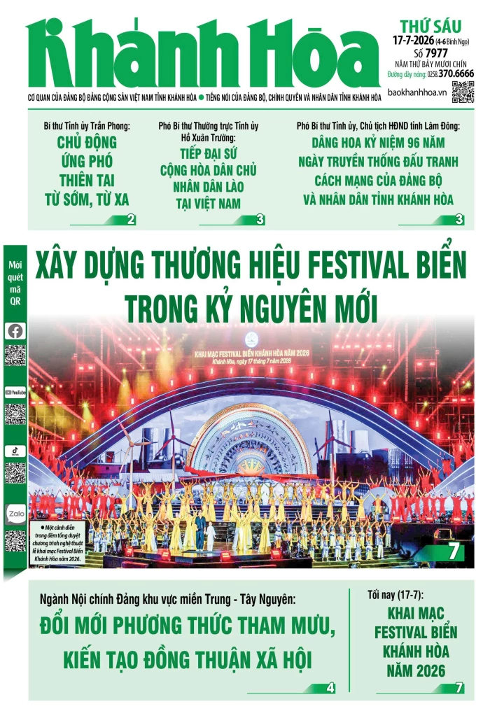 Đọc báo in số 7977 ngày 17/7/2026
