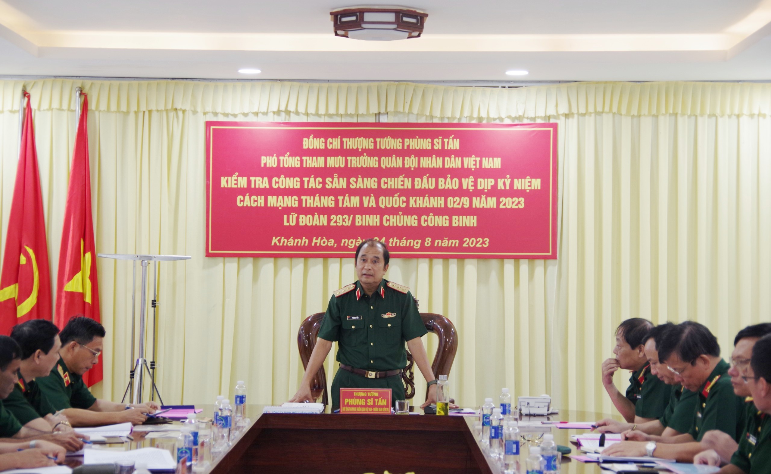 Bộ Tổng Tham mưu kiểm tra công tác sẵn sàng chiến đấu tại Lữ đoàn Công binh 293