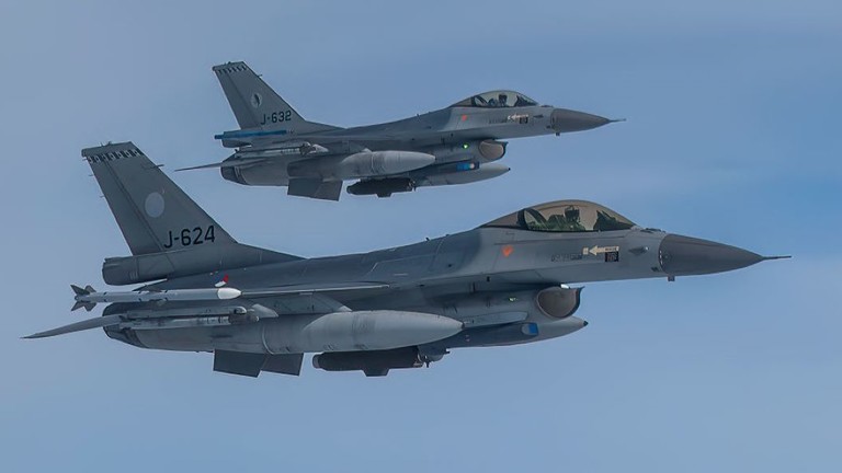 Máy bay F-16 của Không quân Hà Lan. Ảnh: Getty Images

