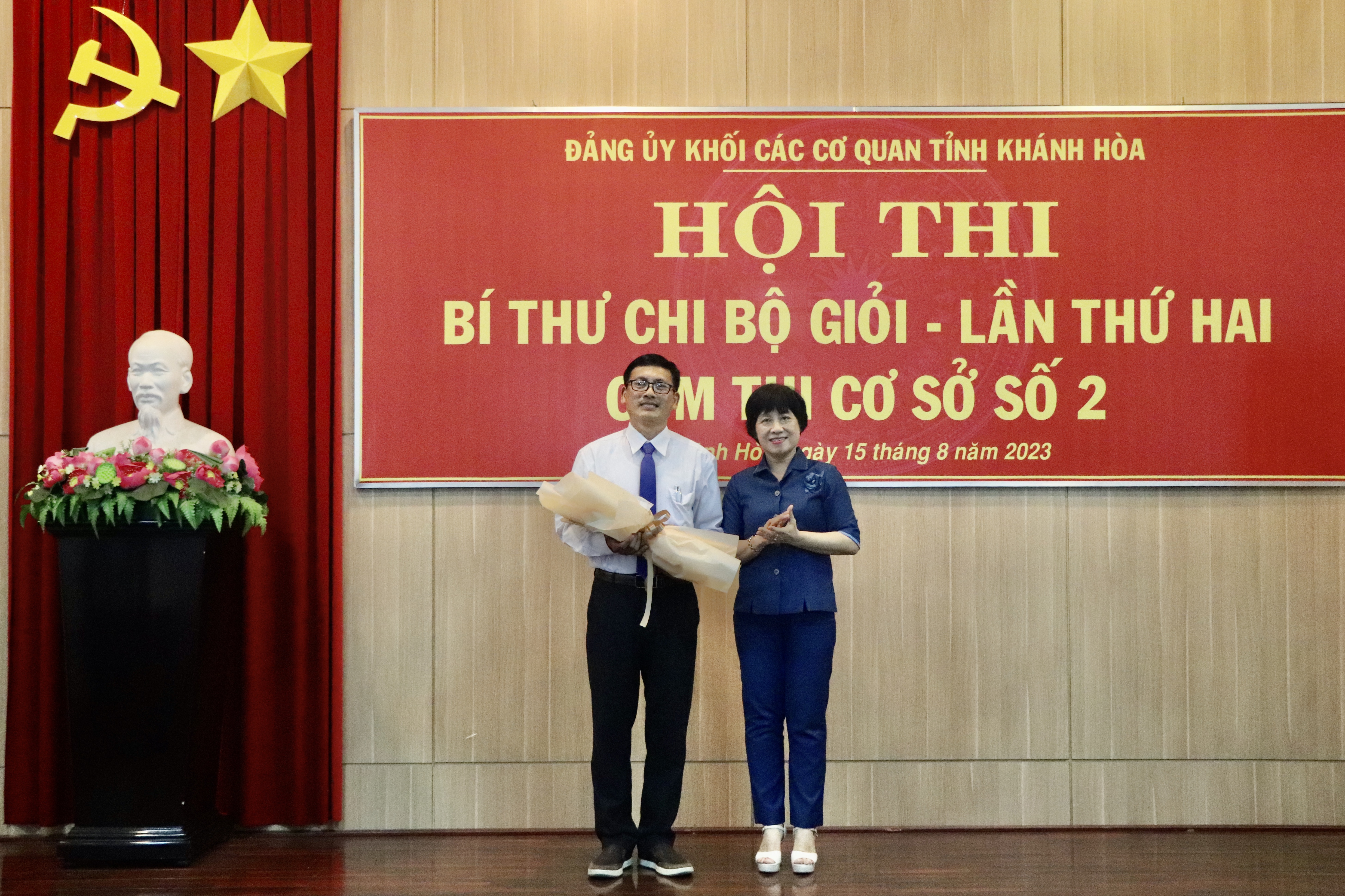 Đảng ủy Khối các cơ quan tỉnh Khánh Hòa: Cụm thi cơ sở số 2 có 12 thí sinh tham gia Hội thi bí thư chi bộ giỏi