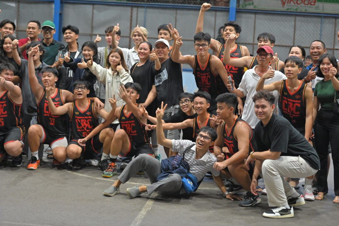 CRC players and supporters celebrating the championship
