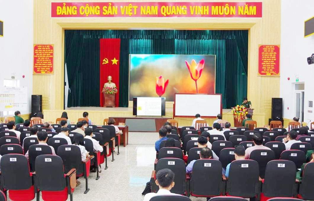 Bồi dưỡng khung diễn tập khu vực phòng thủ tỉnh Khánh Hòa năm 2023