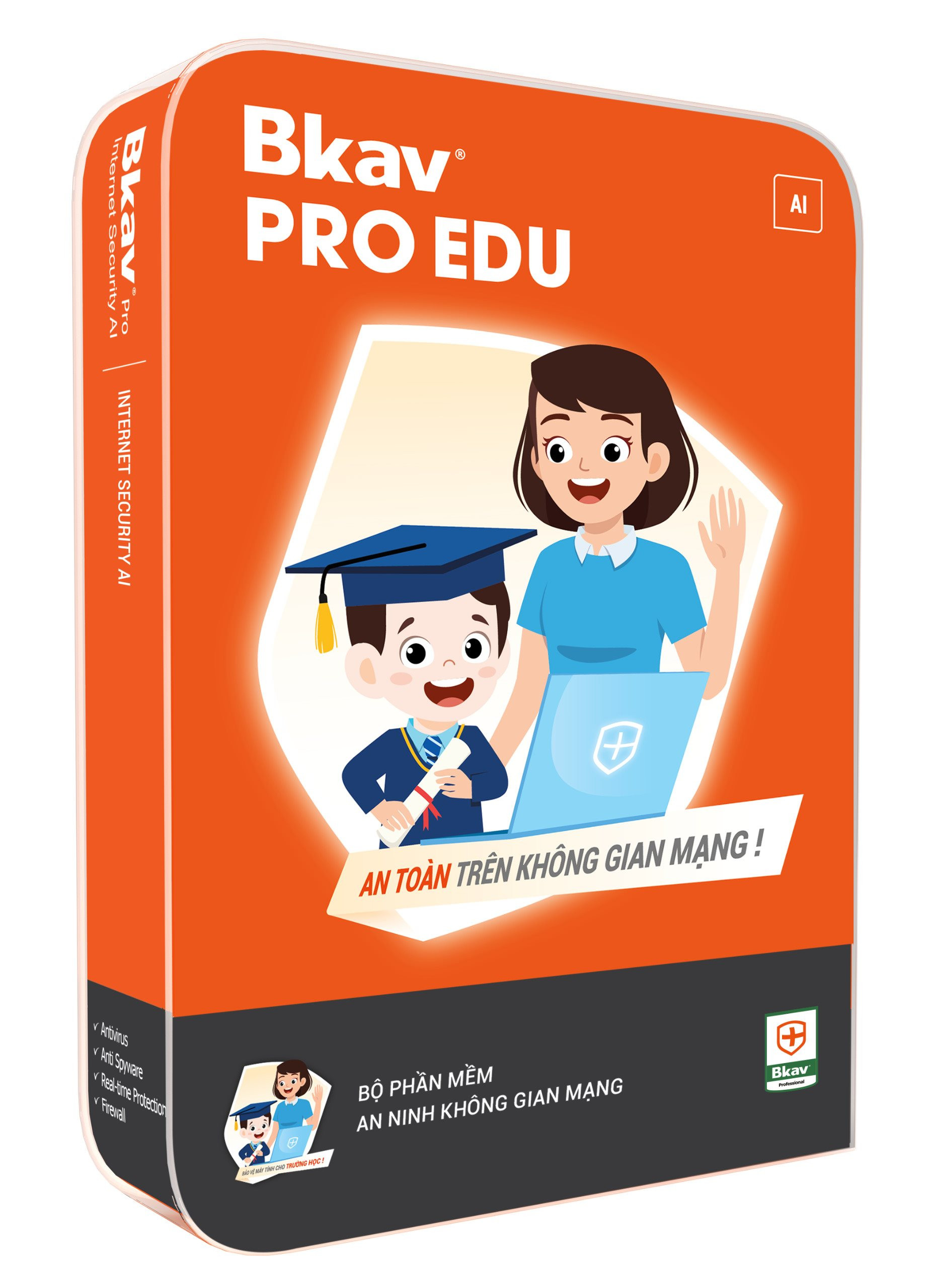 Bộ phần mềm an ninh không gian mạng Bkav Pro Edu.